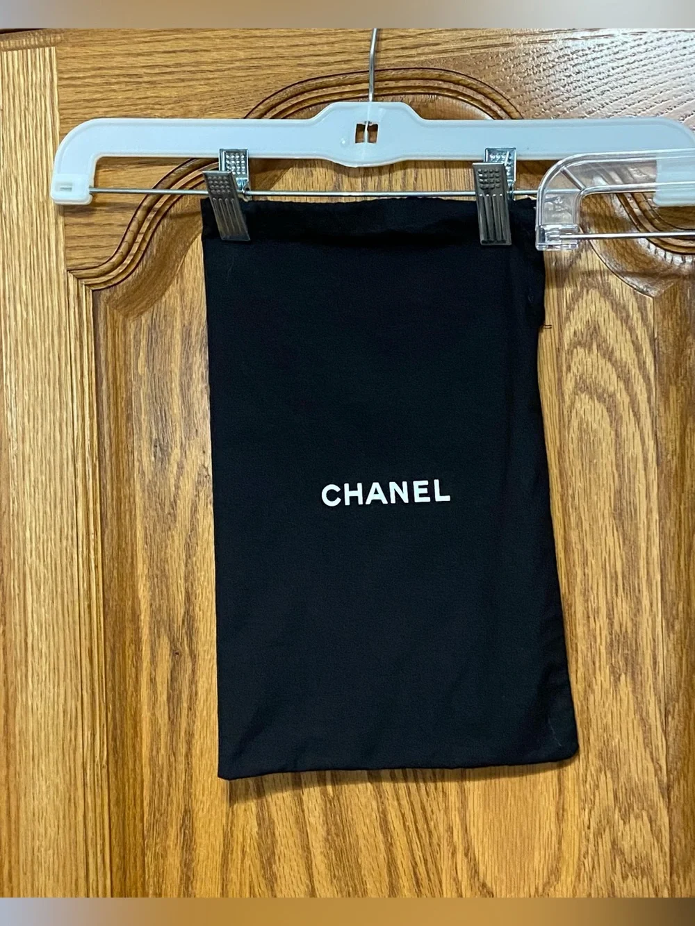Chanel Small‎ Size Black Purse Shoe Protector Dust Bag Bundle Designer 12 x 7.5